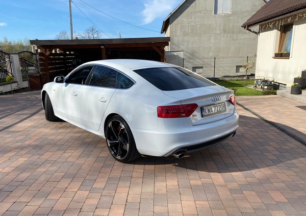 Audi A5 cena 81000 przebieg: 136000, rok produkcji 2014 z Mysłowice małe 529